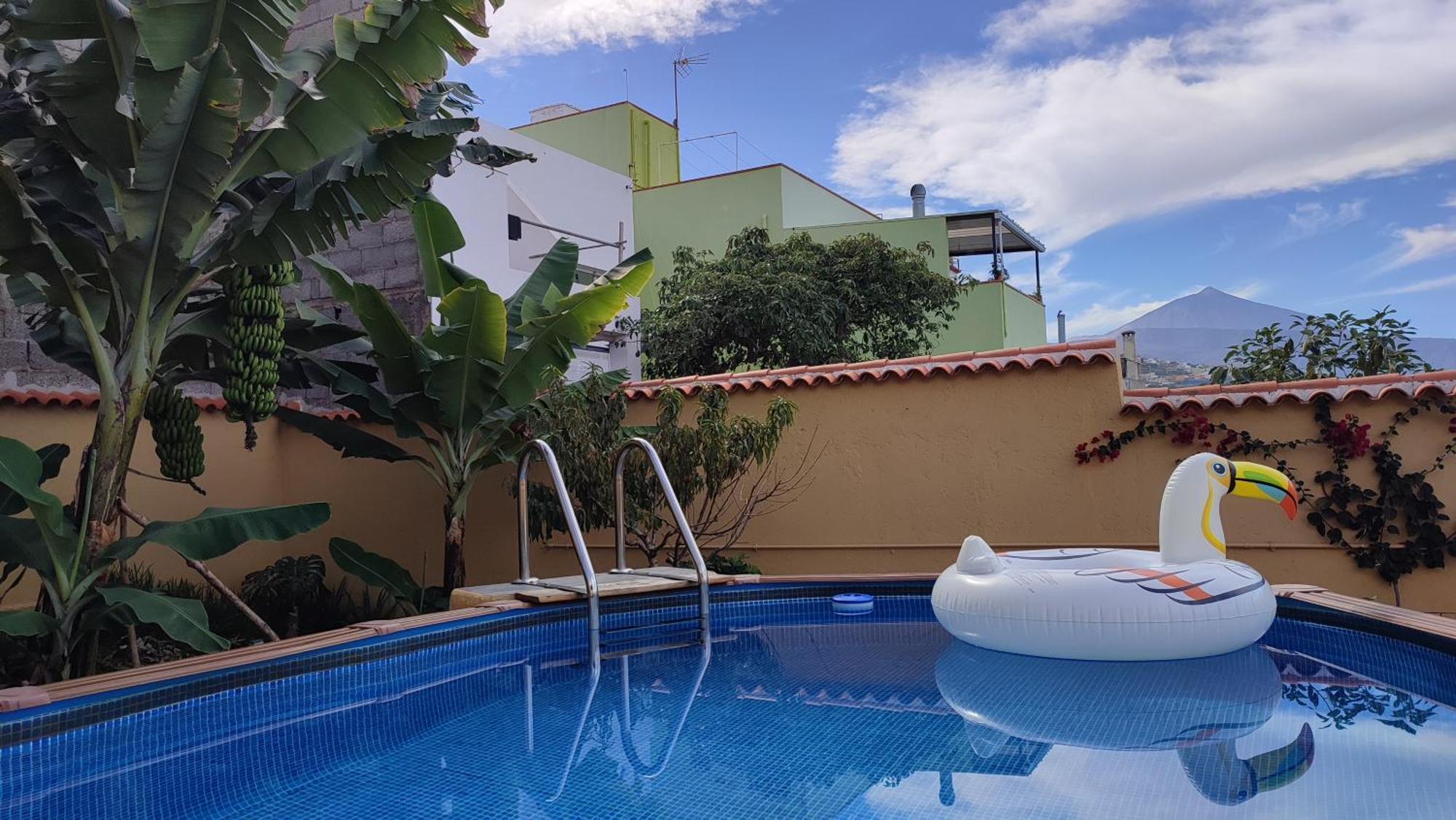 Casa" Vistas Al Teide" Mar Piscina Privada Parking Cubierto Gratuito En Las Instalaciones La Victoria de Acentejo Bagian luar foto