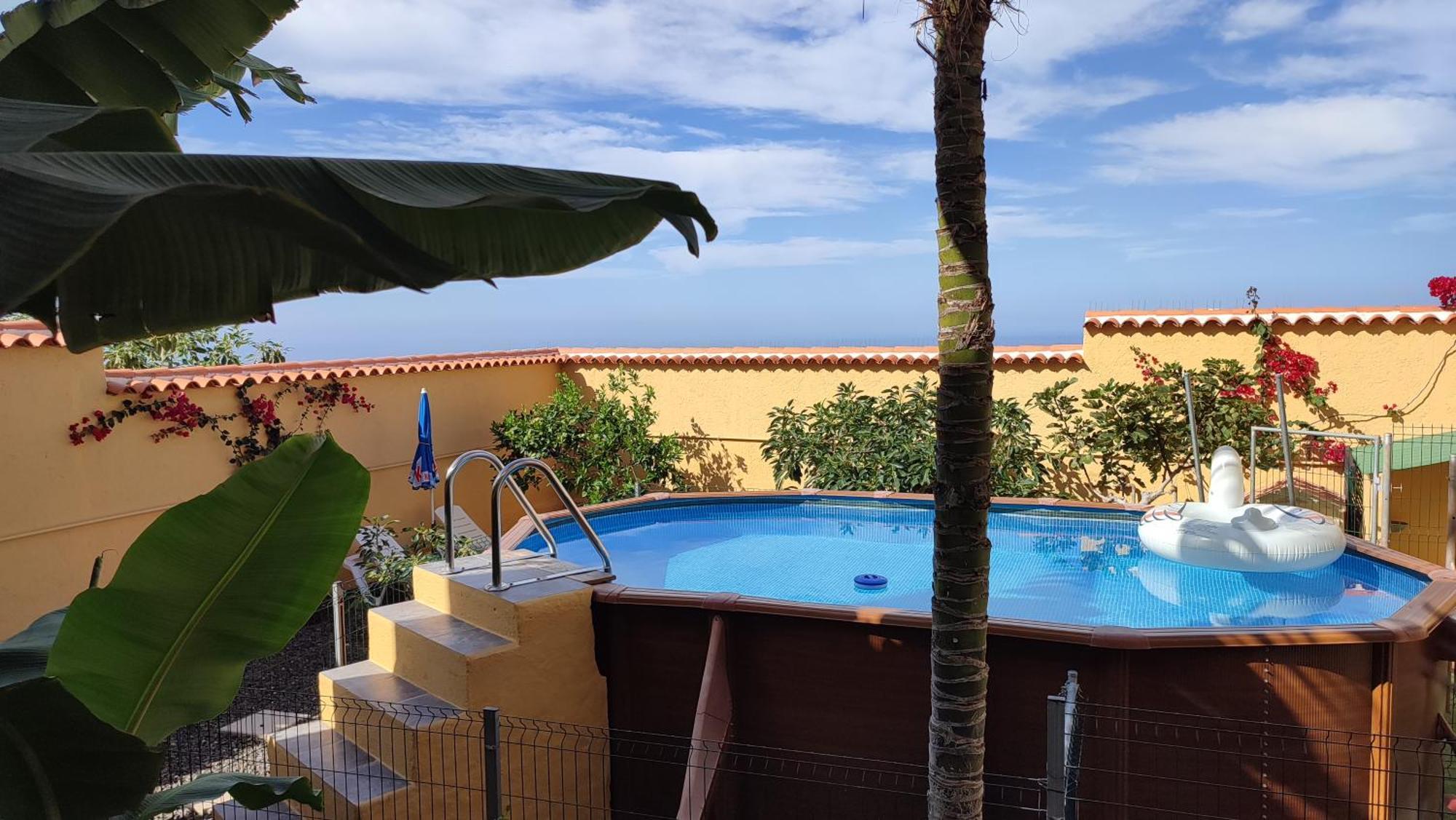 Casa" Vistas Al Teide" Mar Piscina Privada Parking Cubierto Gratuito En Las Instalaciones La Victoria de Acentejo Bagian luar foto
